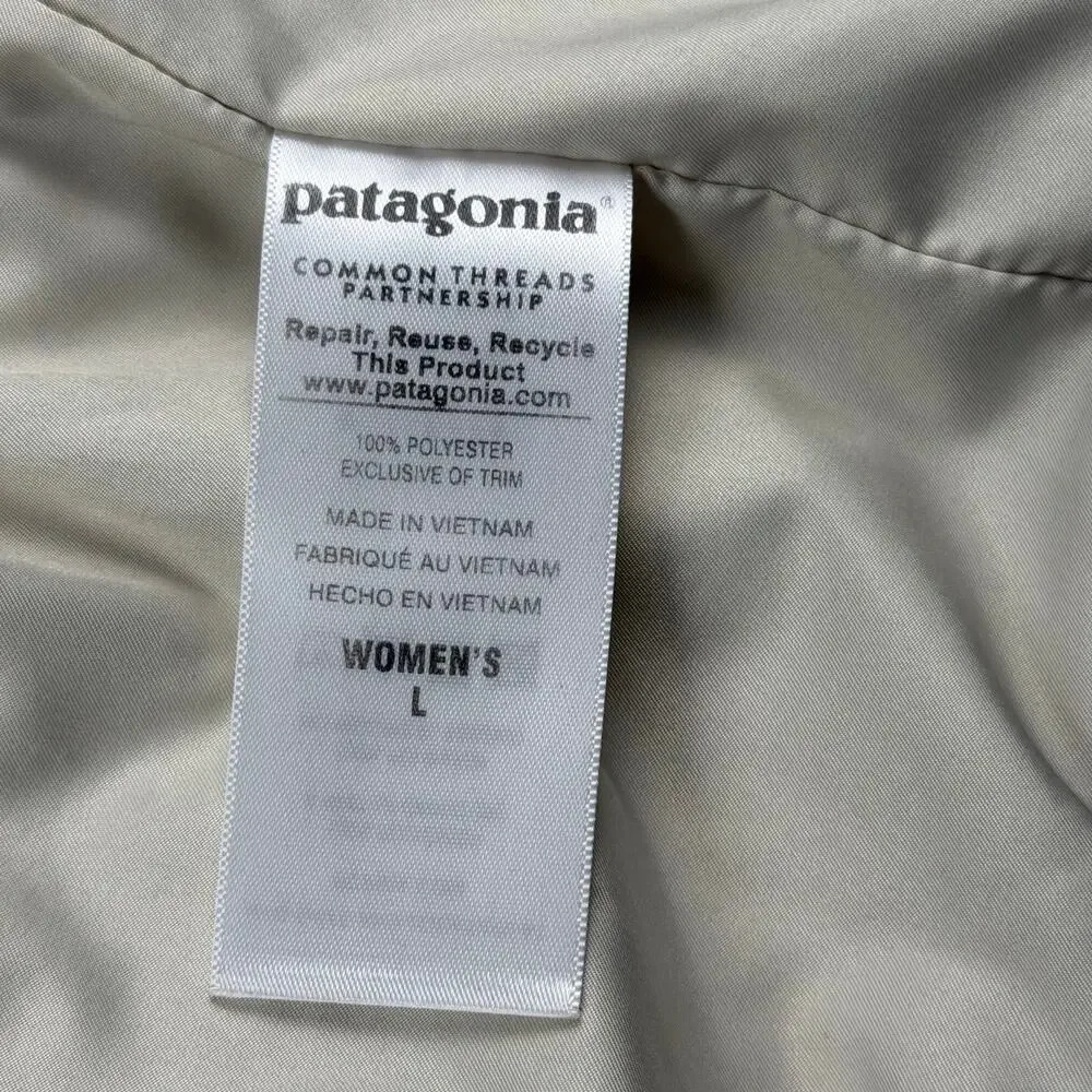 Patagonia Los Gatos Fleece Vest Beige Women’s L